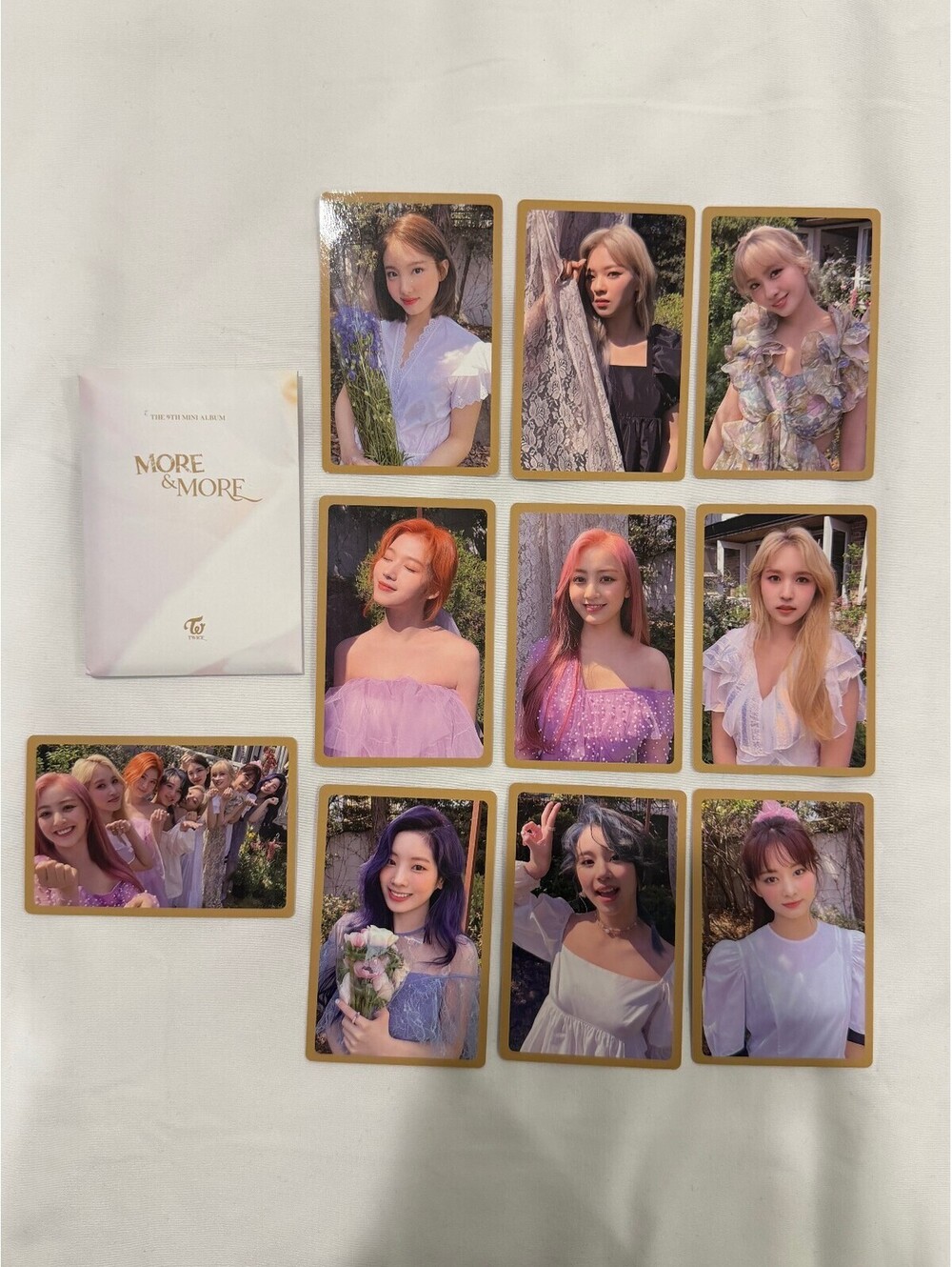 Twice MORE & MORE Version C Pre Order Benefit (POB) Photocard Complete Pack